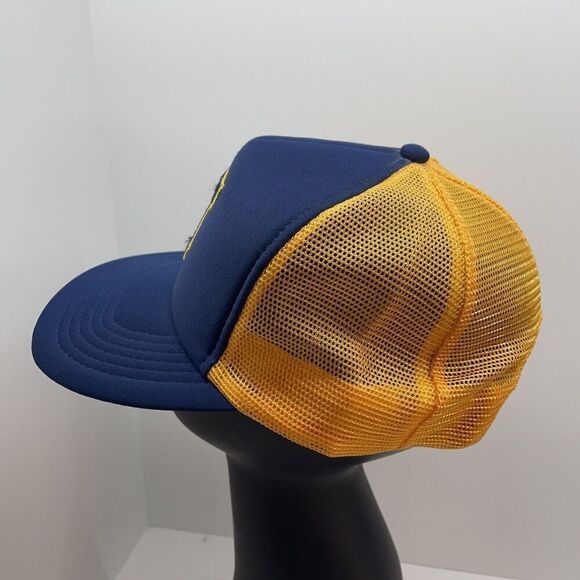 VINTAGE 70s/80's University Toledo T logo Mesh Trucker Snapback BASEBALL Hat Cap - Picture 4 of 6